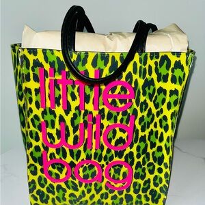Bloomingdale's Leopard Print Tote Handbag Animal Theme for Women